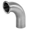 Steel & Obrien 2" BPE Tri-Clamp x Long Tangent Weld 90 Deg. Elbow - 316SS SF4 S2CKW-2-PM-316 - alternate 1
